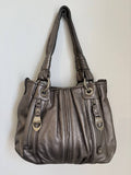 Genuine Leather B. Makowsky Shoulder Bag