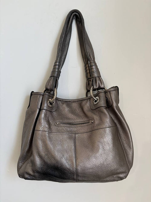 Genuine Leather B. Makowsky Shoulder Bag