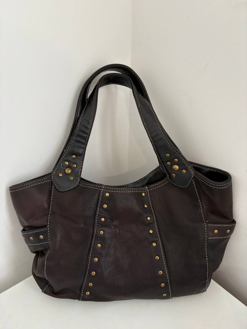 Genuine Leather Kenneth Cole Reaction Shoulder Bag