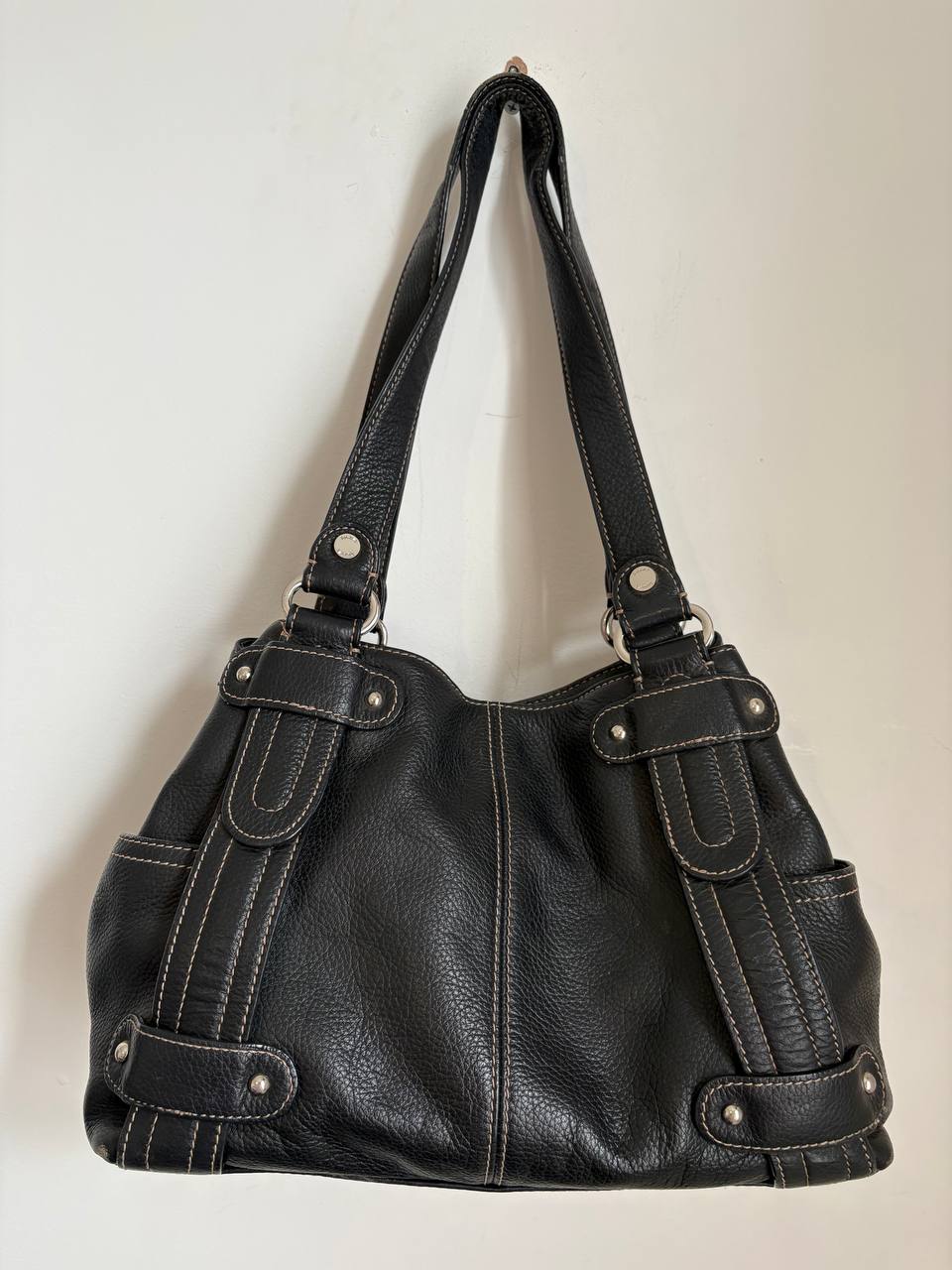 Genuine Leather Tignanello Shoulder Bag