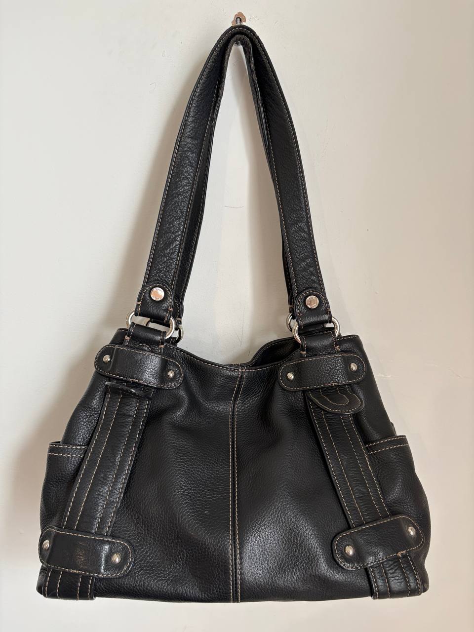 Genuine Leather Tignanello Shoulder Bag
